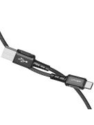 Acefast USB cable - USB Type C 1.2m, 3A black (C1-04 black)