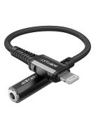 Acefast audio cable MFI Lightning - 3.5mm mini jack (female) 18cm, AUX black (C1-05 black)