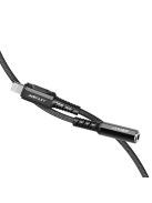 Acefast audio cable MFI Lightning - 3.5mm mini jack (female) 18cm, AUX black (C1-05 black)