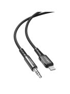 Acefast audio cable MFI Lightning - 3.5mm mini jack (male) 1.2m, AUX black (C1-06 black)