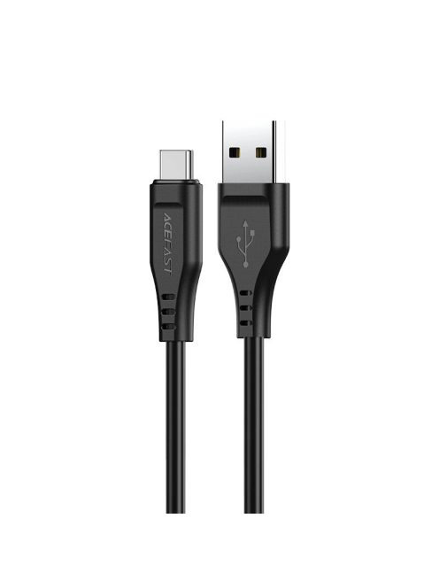 Acefast USB cable - USB Type C 1.2m, 3A black (C3-04 black)