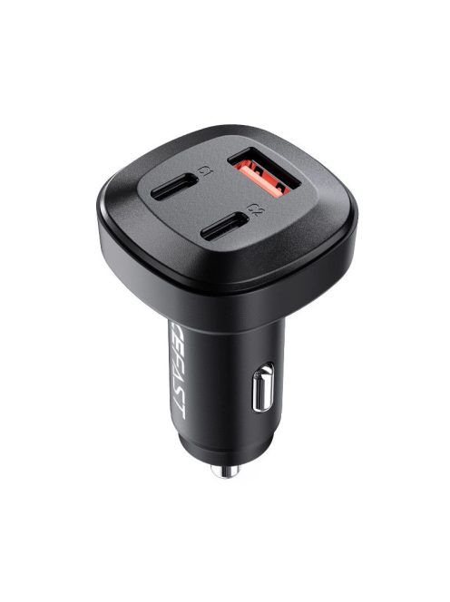 Acefast car charger 66W 2x USB Type C / USB, PPS, Power Delivery, Quick Charge 4.0, AFC, FCP, SCP black (B3 black)