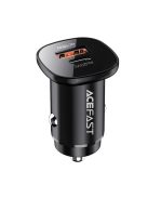 Acefast car charger 38W USB Type C / USB, PPS, Power Delivery, Quick Charge 3.0, AFC, FCP black (B1 black)