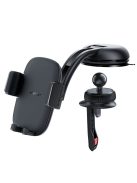 Acefast car phone holder for cockpit and ventilation grille black (D5 black)