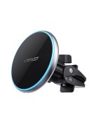 Acefast Qi 15W wireless car charger, magnetic phone holder for air vent, black (D3 black)