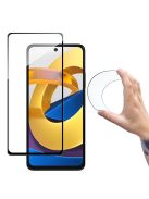 Wozinsky Full Cover Flexi Nano Glass Film Tempered Glass With Frame Xiaomi Poco M4 Pro 5G Transparent