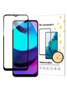 Wozinsky Super Durable Full Glue Tempered Glass Full Screen With Frame Case Friendly Motorola Moto E20 Black