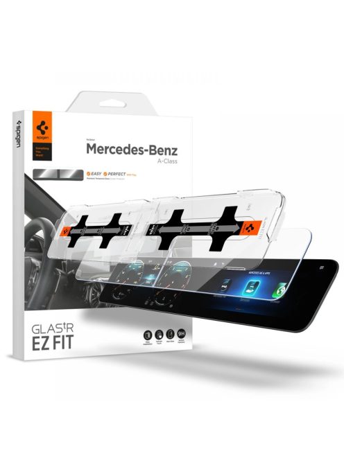 TEMPERED GLASS Spigen GLAS.TR "EZ FIT" SET Mercedes A-CLASS 2020 / 2021