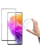 Wozinsky Full Cover Flexi Nano glass film tempered glass with a frame for Samsung Galaxy A73 transparent