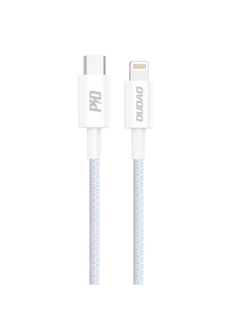 Dudao L6E cable USB Type C - Lightning PD 20W 1m white (L6E)