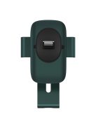 Baseus Metal Age II gravitational car phone holder for ventilation grille green (SUJS000006)