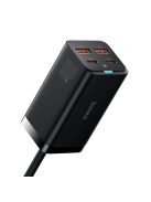 Baseus GaN3 Pro fast universal GaN charger 2 x USB Type C / 2x USB 100W PD3.0, QC4.0 +, AFC black (CCGP000101)