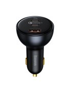 Baseus TZCCZM-0G USB-A / USB-C car charger 160W PPS / QC 5 / PD - gray