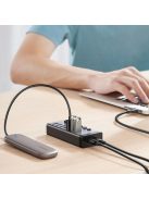 Ugreen multifunctional HUB 7in1 USB Type C - 7x USB Type A 3.0 PD DC 12V gray (CM481)