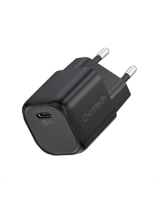 Choetech GaN USB charger Type C PD 30W black (PD5007)