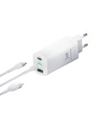 3MK HyperCharger 65W 2xUSB-C + 1xUSB-A charger GAN, PD + QC