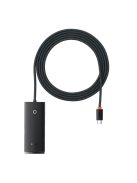 Baseus Lite Series HUB USB Type C adapter - 4x USB 3.0 2m black (WKQX030501)