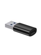 Baseus Ingenuity Series Mini USB 3.1 OTG to USB Type C adapter black (ZJJQ000101)