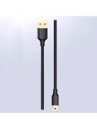 Ugreen 5 pin gold-plated USB cable - mini USB 0.5m black (US132)