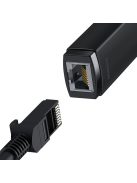 Baseus Lite Series adapter USB Type A - RJ45 LAN socket 100Mbps black (WKQX000001)