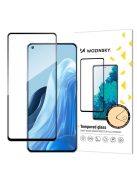 Wozinsky Tempered Glass Full Glue Super Tough Screen Protector Full Coveraged with Frame Case Friendly for Oppo Reno7 Pro 5G black