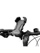 Wozinsky strong phone holder for the handlebar of a bicycle, motorcycle, scooters black (WBHBK6)