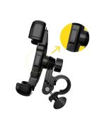 Wozinsky strong phone holder for the handlebar of a bicycle, motorcycle, scooters black (WBHBK6)