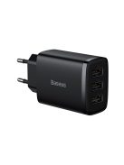 Baseus Compact charger 3x USB 17W black (CCXJ020101)