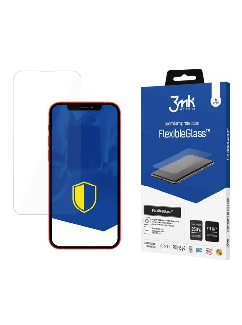 Tempered glass for iPhone 13 Pro / iPhone 13 hybrid flexi 7H from the 3mk FlexibleGlass series