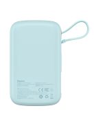 Baseus Qpow powerbank 10000mAh built-in USB Type-C cable 22.5W Quick Charge SCP AFC FCP blue (PPQD020103)