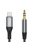 Dudao audio cable Lightning - mini jack 3.5mm 1m gray (L11PRO)