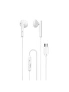 Dudao wired headphones USB Type C 1.2m white (X3B-W)