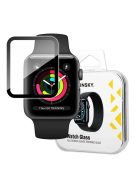 Wozinsky Watch Glass Hybrid Glass for Apple Watch 3 38mm / Watch 2 38mm / Watch 1 38mm Black