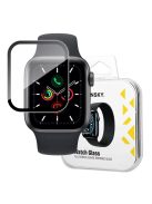 Wozinsky Watch Glass Hybrid Glass for Apple Watch 6 40mm / Watch 5 40mm / Watch 4 40mm / Watch SE 40mm Black