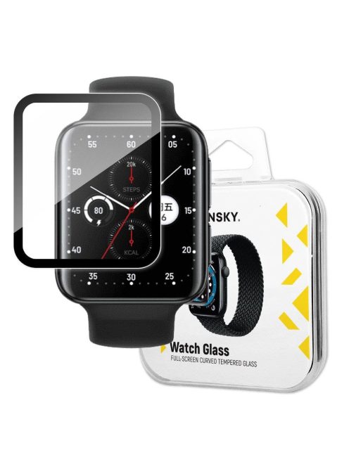 Wozinsky Watch Glass hybrid glass for Oppo Watch 2 42 mm black