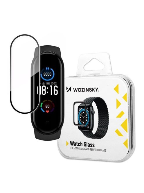 Wozinsky Watch Glass hybrid glass for Xiaomi Mi Band 5 black