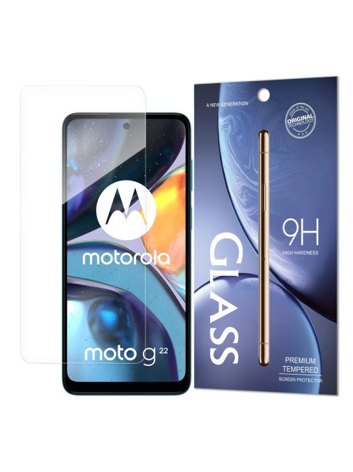 Tempered Glass 9H screen protector for Motorola Moto G22 (packaging - envelope)