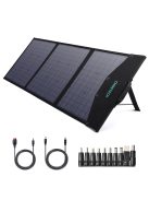 Choetech SC008 solar foldable charger 120W DC / USB-C / 2x USB-A - black