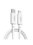 Joyroom S-M430 Lightning / USB-C MFi PD cable 27W 3A 1.2m - white