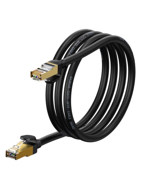 Baseus Speed Seven network cable RJ45 10Gbps 1.5m black (WKJS010201)