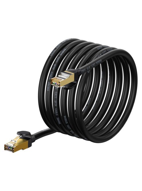 Baseus Speed Seven High Speed Network Cable RJ45 10Gbps 5m Black (WKJS010501)