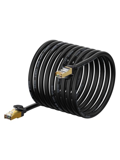 Baseus Speed Seven network cable RJ45 10Gbps 15m black (WKJS010801)