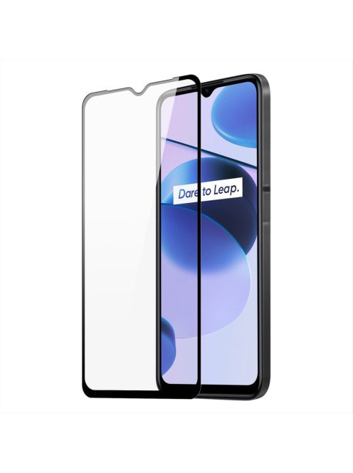 Dux Ducis 9D Tempered Glass full screen 9H tempered glass with frame Realme C35 black (case friendly)