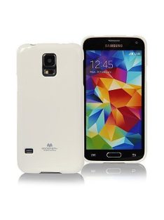   Samsung Galaxy S5 Mercury Goospery Szilikon Csillámló Tok Fehér