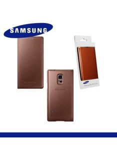   Samsung Galaxy S5 Mini Tok álló, bőr (FLIP, akkufedél, oldalra nyíló) Aranybarna EF-FG800BFEG