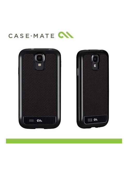 Samsung Galaxy S4 Tok CASE-MATE műanyag telefonvédő PREMIUM CARBON FIBRE - FEKETE CM026852