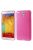 Samsung Galaxy Note 3 Neo Szilikon Tok Szálcsiszolt Mintázat Pink