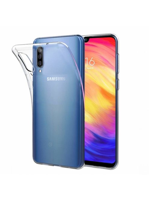 Samsung Galaxy A50 Clear TPU Szilikon Tok 0.5mm