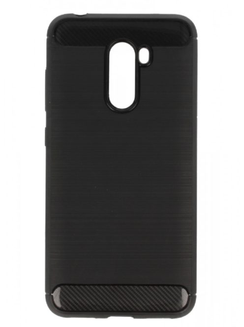 Xiaomi PocoPhone F1 Karbon Mintás Szilikon Tok TPU Fekete