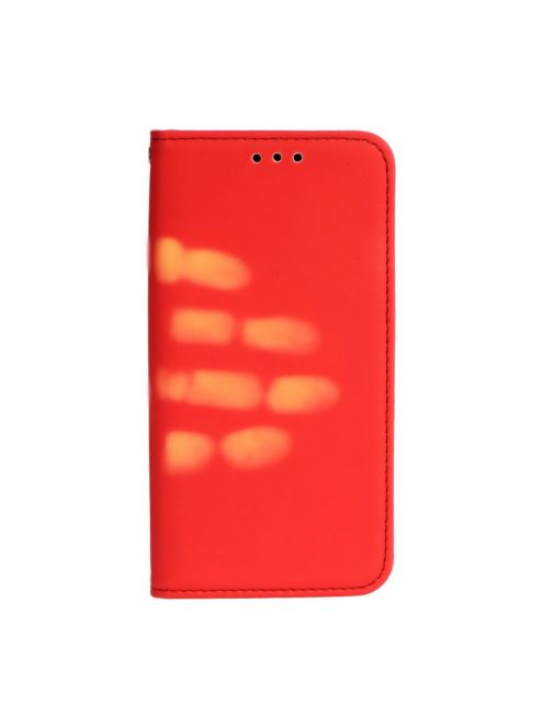Huawei P9 Lite 2017 / P8 Lite 2017 Notesz Tok ThermoBook Hőreváltozó Piros